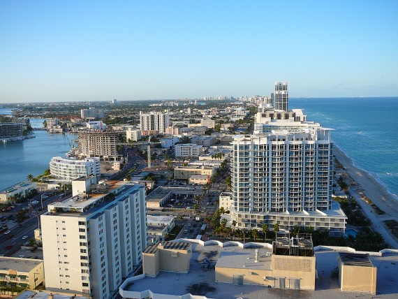 A bird's-eye view of North Beach, taken from the Akoya Condominiums in 2008 (Credit: Marc Averette)